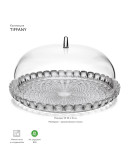 Блюдо сервировочное tiffany s серое