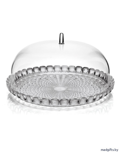 Блюдо сервировочное tiffany s серое