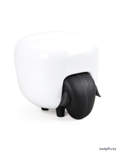 Держатель для ватных дисков sheep чёрный-белый