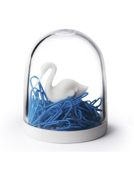 Держатель для скрепок swan in the pond