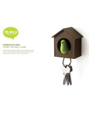 Держатель+брелок для ключей sparrow белый-розовый