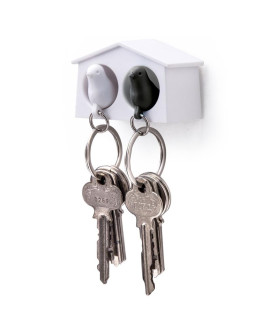 Держатель для ключей mini duo sparrow, белый/черный