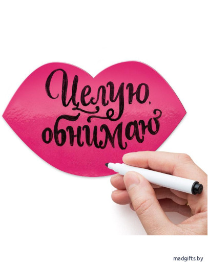 Магнит для записей melompo губы