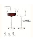 Набор из 2 бокалов для красного вина wine culture 590 мл