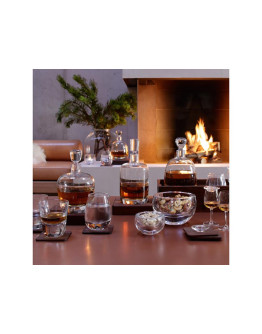 Набор стаканов с деревянными подставками renfrew whisky, 270 мл, 2 шт.