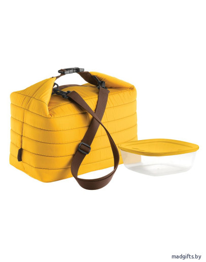 Набор термосумка+контейнер handy большой жёлтый