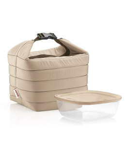 Набор термосумка+контейнер handy малый бежевый