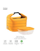 Термосумки: Набор термосумка+контейнер handy малый жёлтый Набор термосумка+контейнер handy малый жёлтый