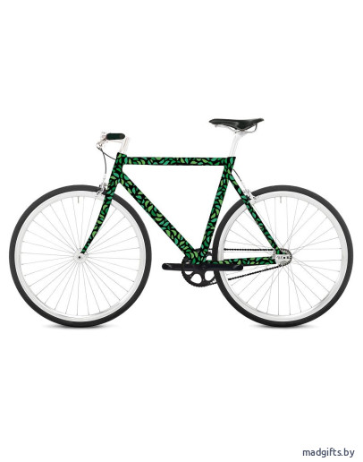 Наклейка на раму велосипеда forest