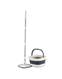 Швабра со складным ведром compact mop