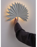 Светильник настенный palm leaf, 30х24 см, белый