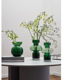 Ваза florum, 25 см, изумрудная