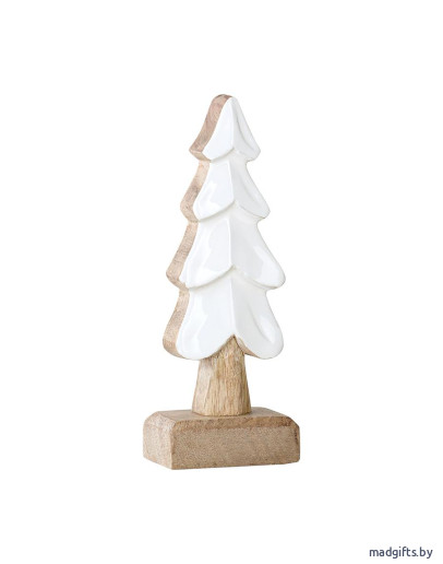 Декор новогодний snowy tree из коллекции new year essential, 20 см Декор новогодний snowy tree из коллекции new year essential, 20 см