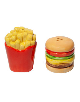 Набор из солонки и перечницы fast food, burger & f
