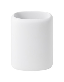 Стакан для зубных щеток slim, белый