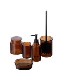 Мыльница amber, темно-янтарная