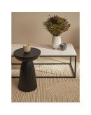 Столик приставной ujev, D30,5 см, черный