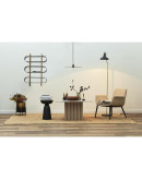 Столик приставной ujev, D30,5 см, черный