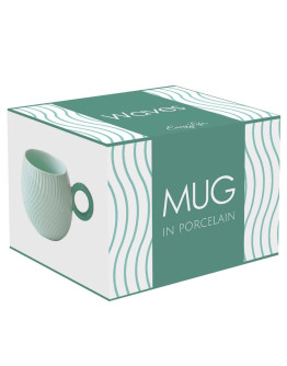 Кружка waves, 350 мл, бирюзовая