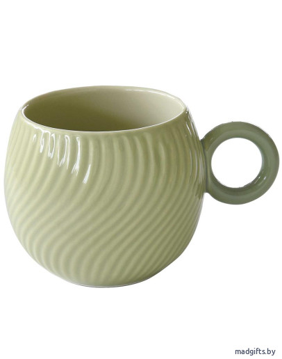 Кружка waves, 350 мл, зеленая