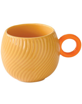 Кружка waves, 350 мл, оранжевая