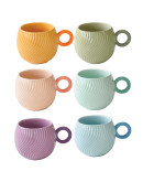 Набор кружек для кофе waves, 90 мл, 6 шт. Набор кружек для кофе waves, 90 мл, 6 шт.