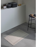 Коврик для ванной с фактурным бортиком бежево-серого цвета из коллекции essential, 50х80 см