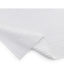 Коврик для ванной с фактурным бортиком белого цвета из коллекции essential, 50х80 см