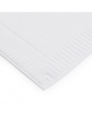 Коврик для ванной с фактурным бортиком белого цвета из коллекции essential, 50х80 см