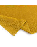 Коврик для ванной с фактурным бортиком цвета охры из коллекции essential, 50х80 см Коврик для ванной с фактурным бортиком цвета охры из коллекции essential, 50х80 см