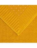 Коврик для ванной с фактурным бортиком цвета охры из коллекции essential, 50х80 см Коврик для ванной с фактурным бортиком цвета охры из коллекции essential, 50х80 см