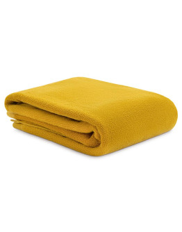 Полотенце банное цвета охры из коллекции essential, 90х150 см