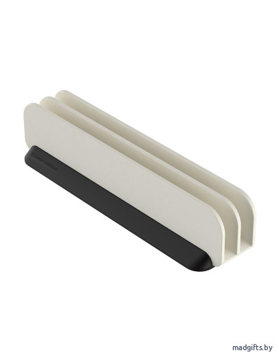 Подставка для разделочных досок smartchef, 27х8,5 см, бежевая/бордовая