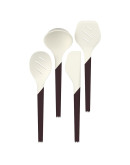 Шумовка smartchef, 31 см, бежевая/бордовая