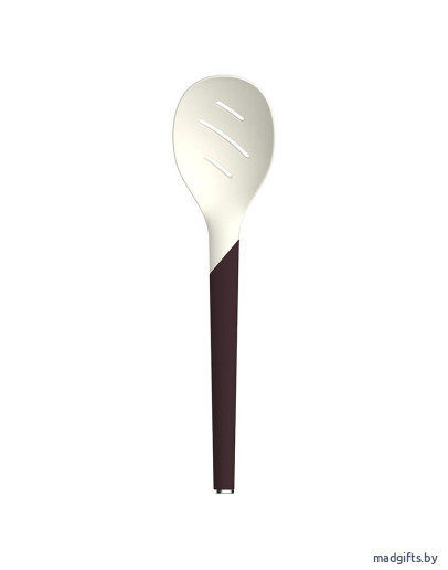 Шумовка smartchef, 31 см, бежевая/бордовая