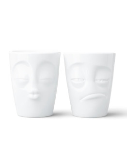 Набор кружек kissing & snooz, 350 мл, белый, 2 шт.