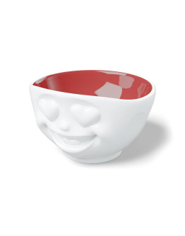 Чаша heartful, 500 мл, белая/красная