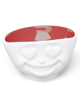Чаша heartful, 500 мл, белая/красная
