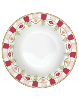 Тарелка глубокая flowery, 21,5 см