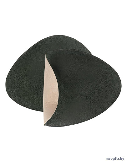 Салфетка сервировочная drop, 33х41 см, зеленая/бежевая