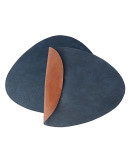 Салфетка сервировочная drop, 33х41 см, синяя/коричневая