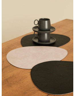 Салфетка сервировочная drop, 33х41 см, черная/светло-серая