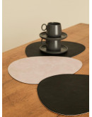 Салфетка сервировочная drop, 33х41 см, черная/светло-серая