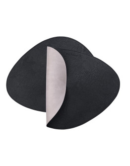 Салфетка сервировочная drop, 33х41 см, черная/светло-серая