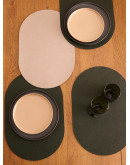 Салфетка сервировочная pool, 30х45 см, зеленая/бежевая