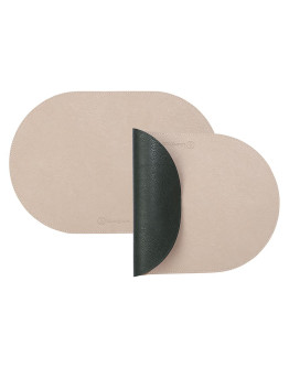 Салфетка сервировочная pool, 30х45 см, зеленая/бежевая