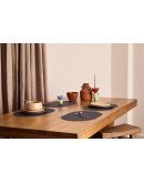 Салфетка сервировочная pool, 30х45 см, синяя/коричневая