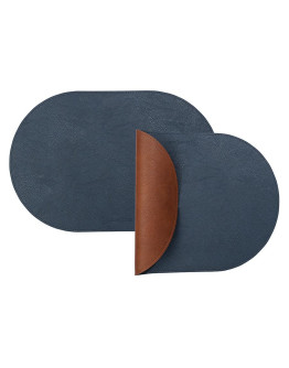 Салфетка сервировочная pool, 30х45 см, синяя/коричневая