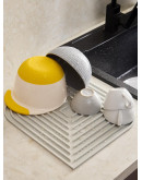 Коврик для сушки посуды dry flex, 34,5х31,5 см, графит