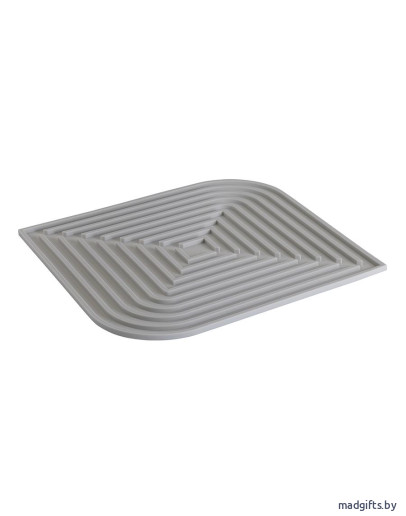 Коврик для сушки посуды dry flex, 34,5х31,5 см, графит